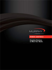 Murphy Power Controls brochure: displays, instruments and controls for industrial off-highway vehicles and stationary engine equipment