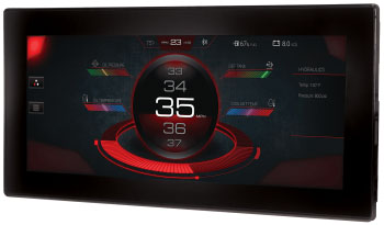 PV1200 fully configurable CAN J1939 touchscreen display